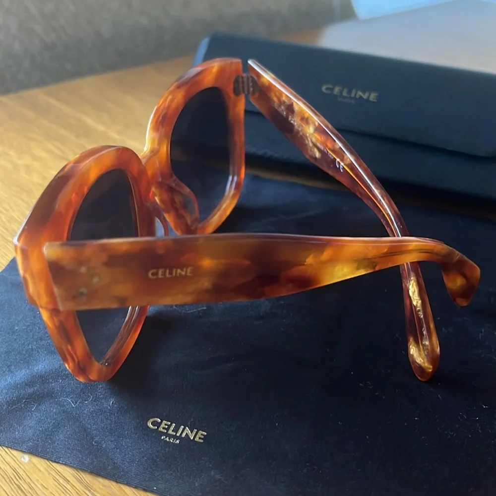 Celine 54mm Gradient Round Glasses - Picture 6 of 7